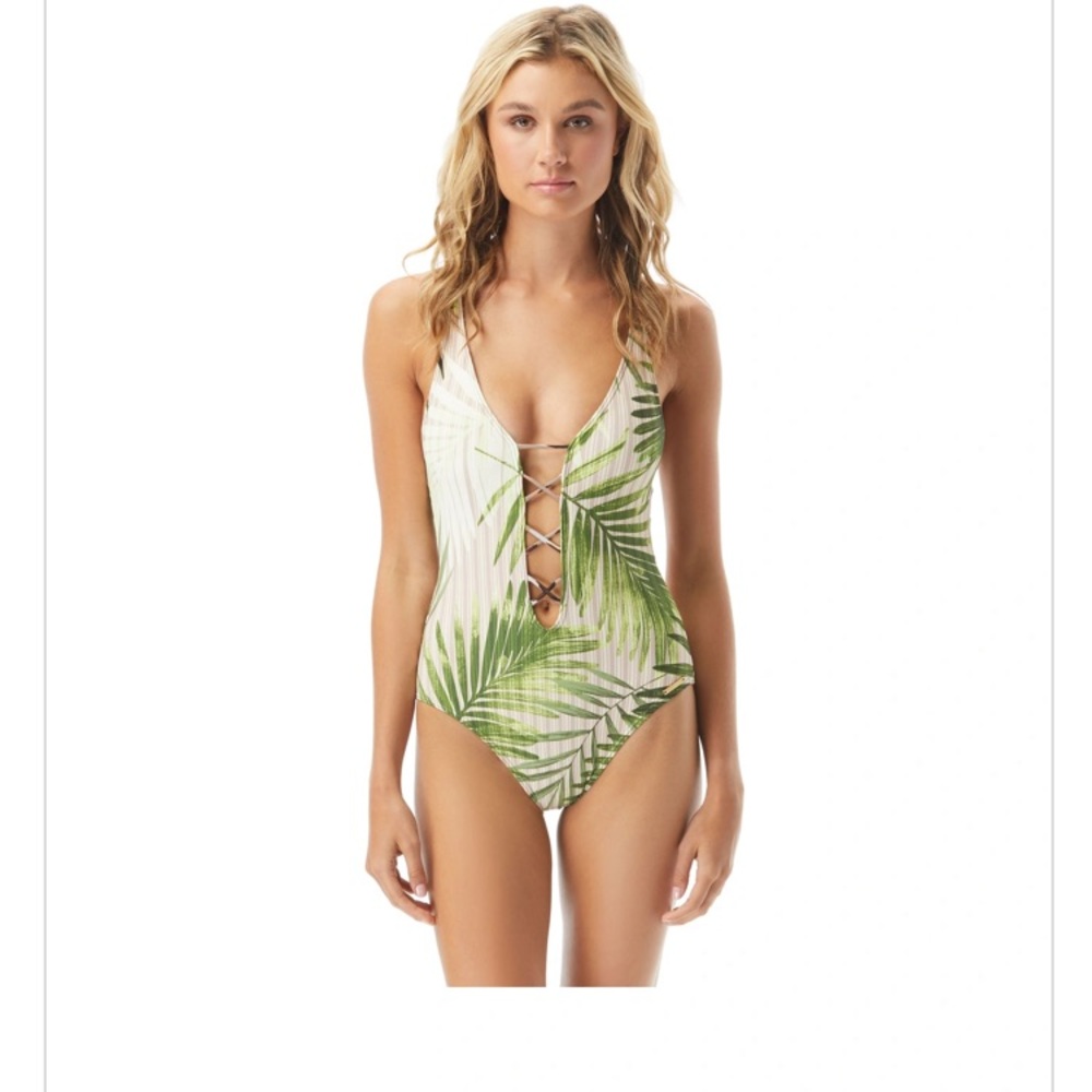 NWT Vince Camino plunging v-neck one piece